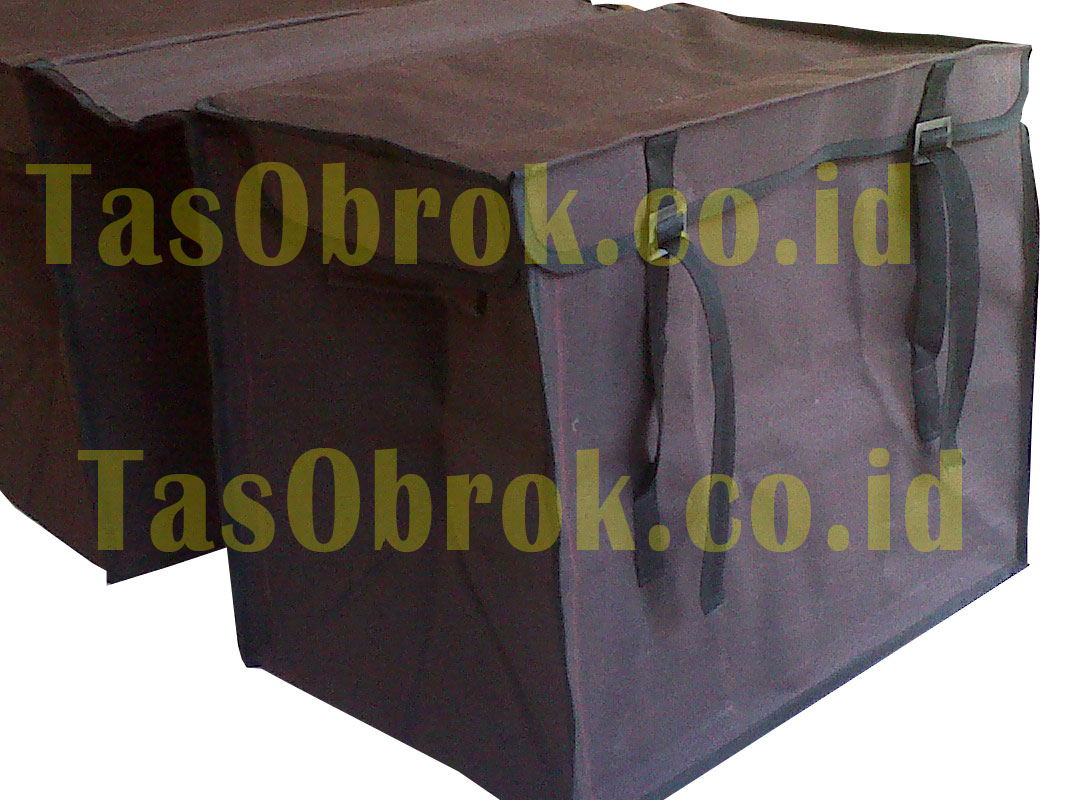 INDAH Tas Pos Motor Kanvas TERPAL Ukuran Sedang